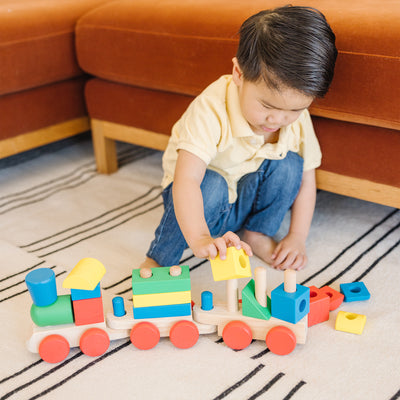 Melissa & Doug Stacking Train Toddler Toy