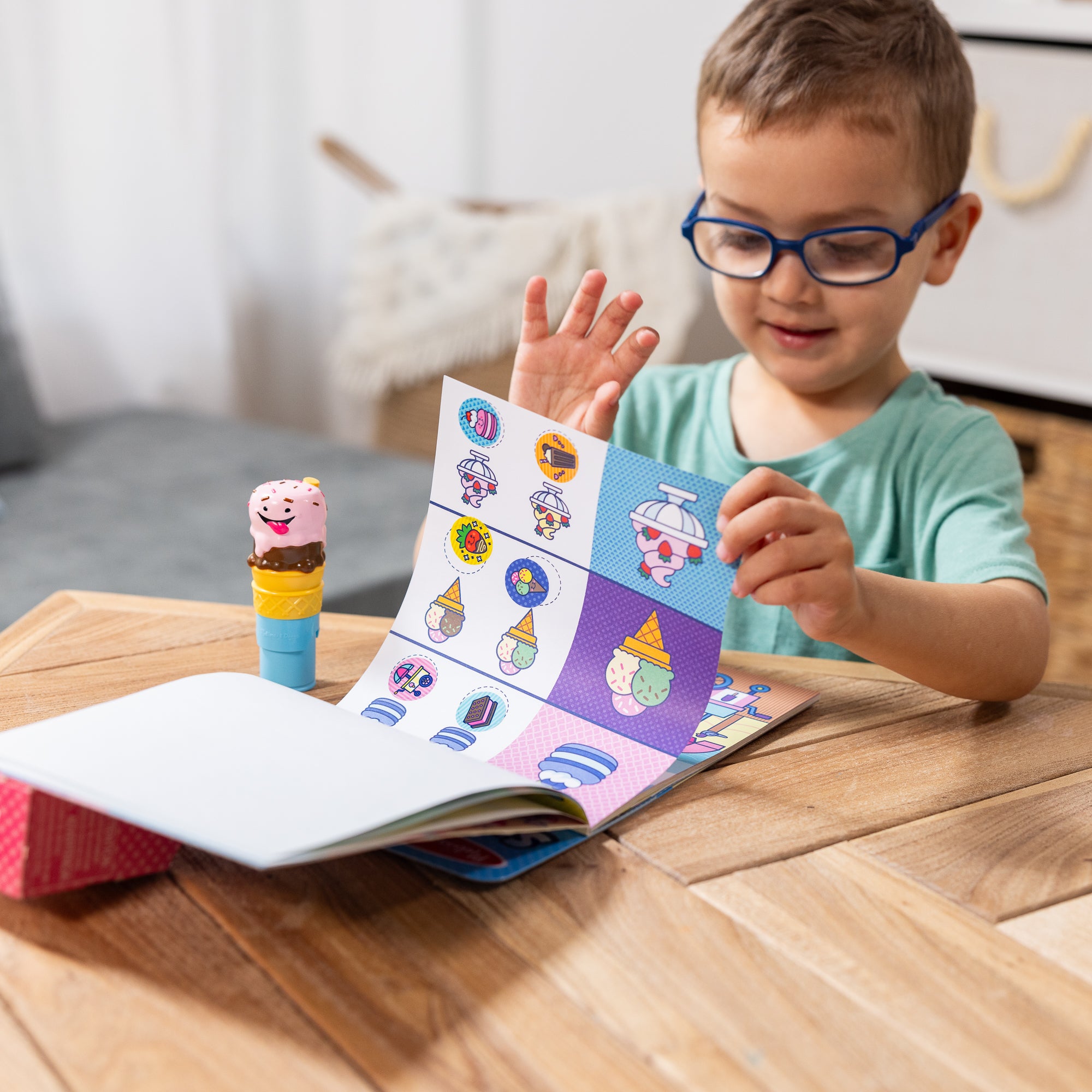 Melissa & Doug Sticker WOW! Activity Pad Set - Ice Cream