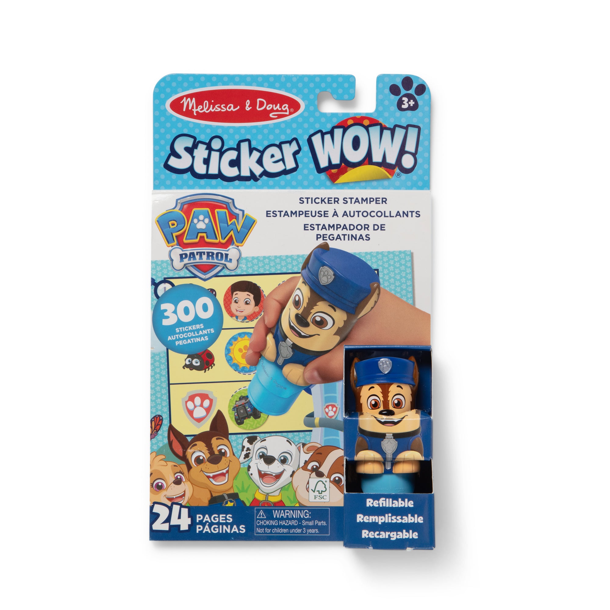 Melissa & Doug Sticker WOW! Activity Pad & Sticker Stamper - Chase