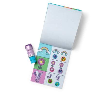 Melissa & Doug Sticker WOW! Activity Pad & Sticker Stamper - Purple Unicorn