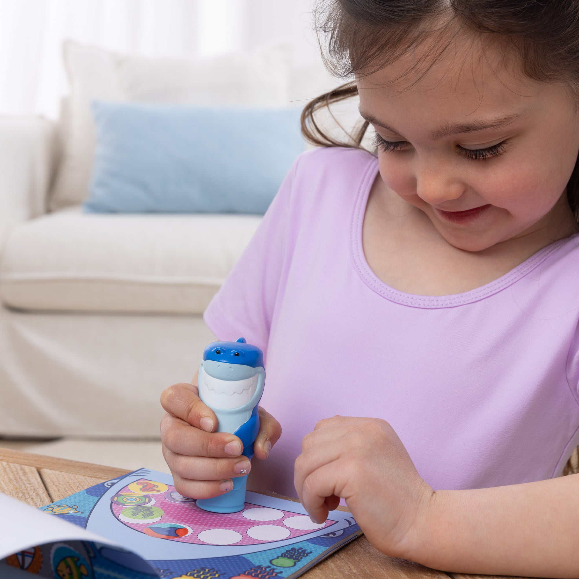 Melissa & Doug Sticker WOW! Activity Pad & Sticker Stamper - Shark