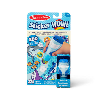 Melissa & Doug Sticker WOW! Activity Pad & Sticker Stamper - Shark