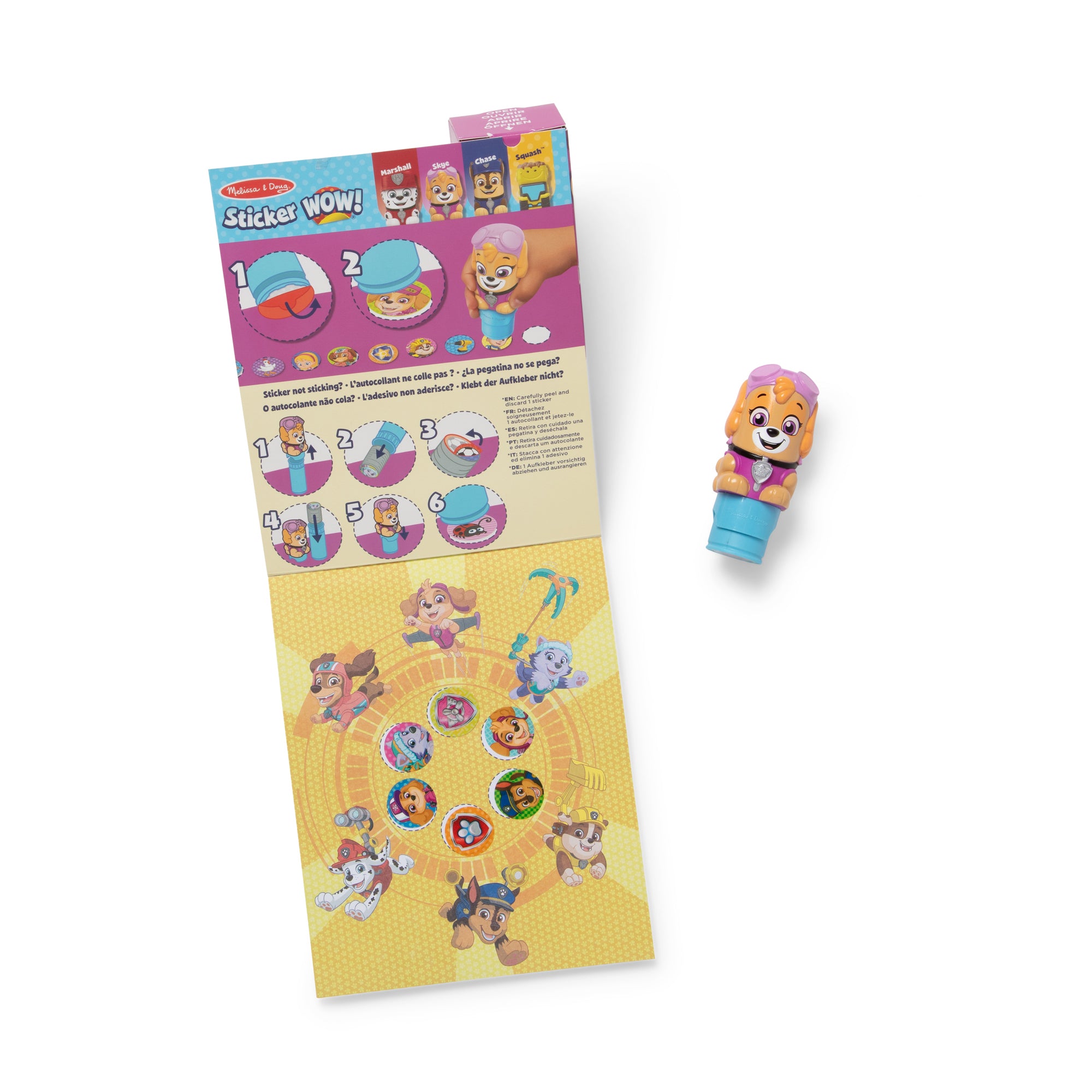 Melissa & Doug Sticker WOW! Activity Pad & Sticker Stamper - Skye