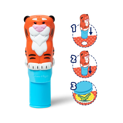 Melissa & Doug Sticker WOW! Activity Pad & Sticker Stamper - Tiger
