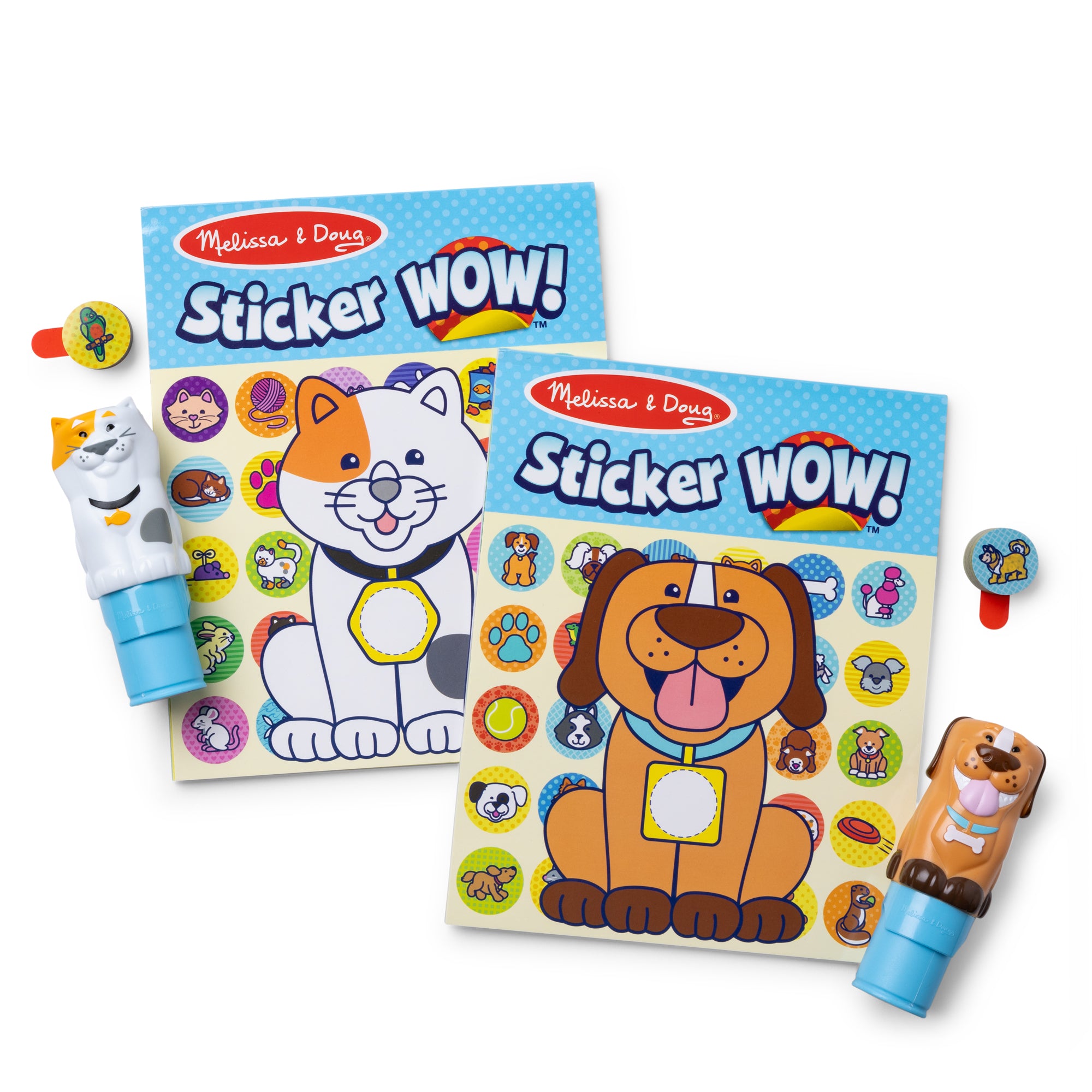 Melissa & Doug Sticker WOW! Activity Pad & Sticker Stamper Value Pack - Pets
