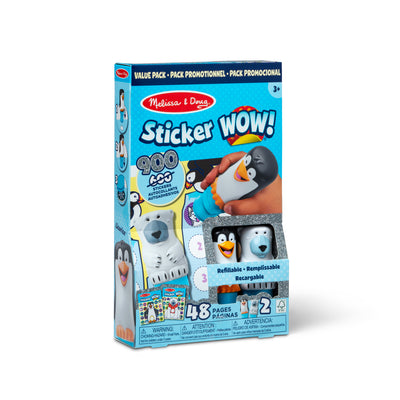 Melissa & Doug Sticker WOW! Activity Pad & Sticker Stamper Value Pack - Winter