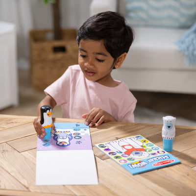 Melissa & Doug Sticker WOW! Activity Pad & Sticker Stamper Value Pack - Winter