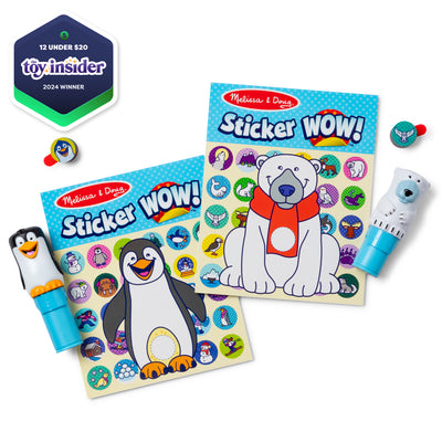 Melissa & Doug Sticker WOW! Activity Pad & Sticker Stamper Value Pack - Winter