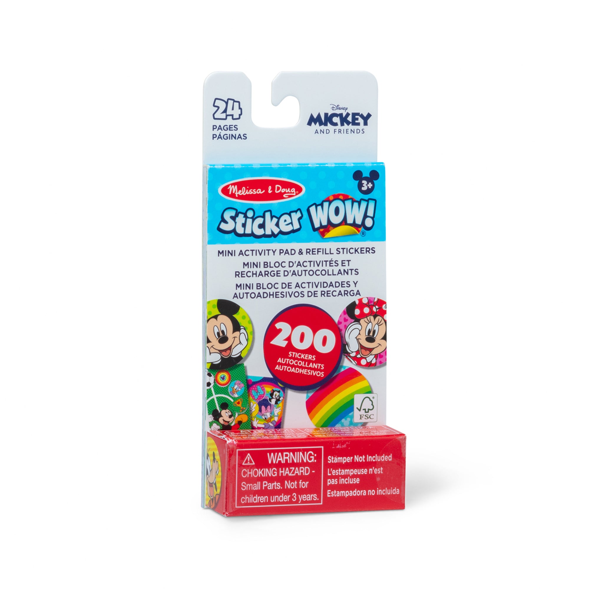 Melissa & Doug Sticker WOW! Mini Activity Pad with Refill Stickers - Disney