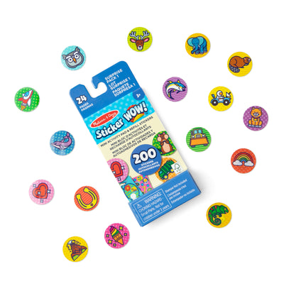 Melissa & Doug Sticker WOW! Mini Activity Pad with Refill Stickers - Surprise Pack 1