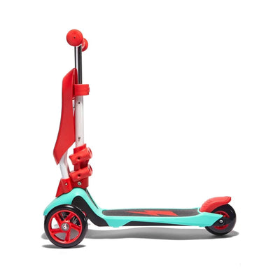 SVOLTA Ace 2-in-1 Sit and Stand Toddler Convertible Scooter in Red