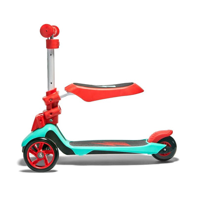 SVOLTA Ace 2-in-1 Sit and Stand Toddler Convertible Scooter in Red
