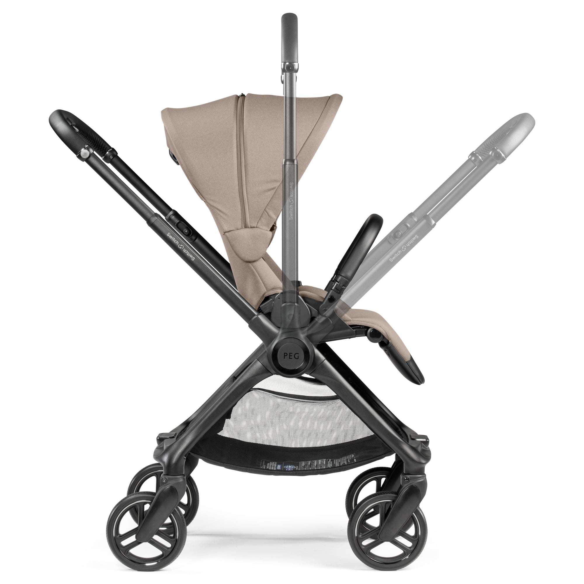 Peg Perego Switch Stroller in Desert