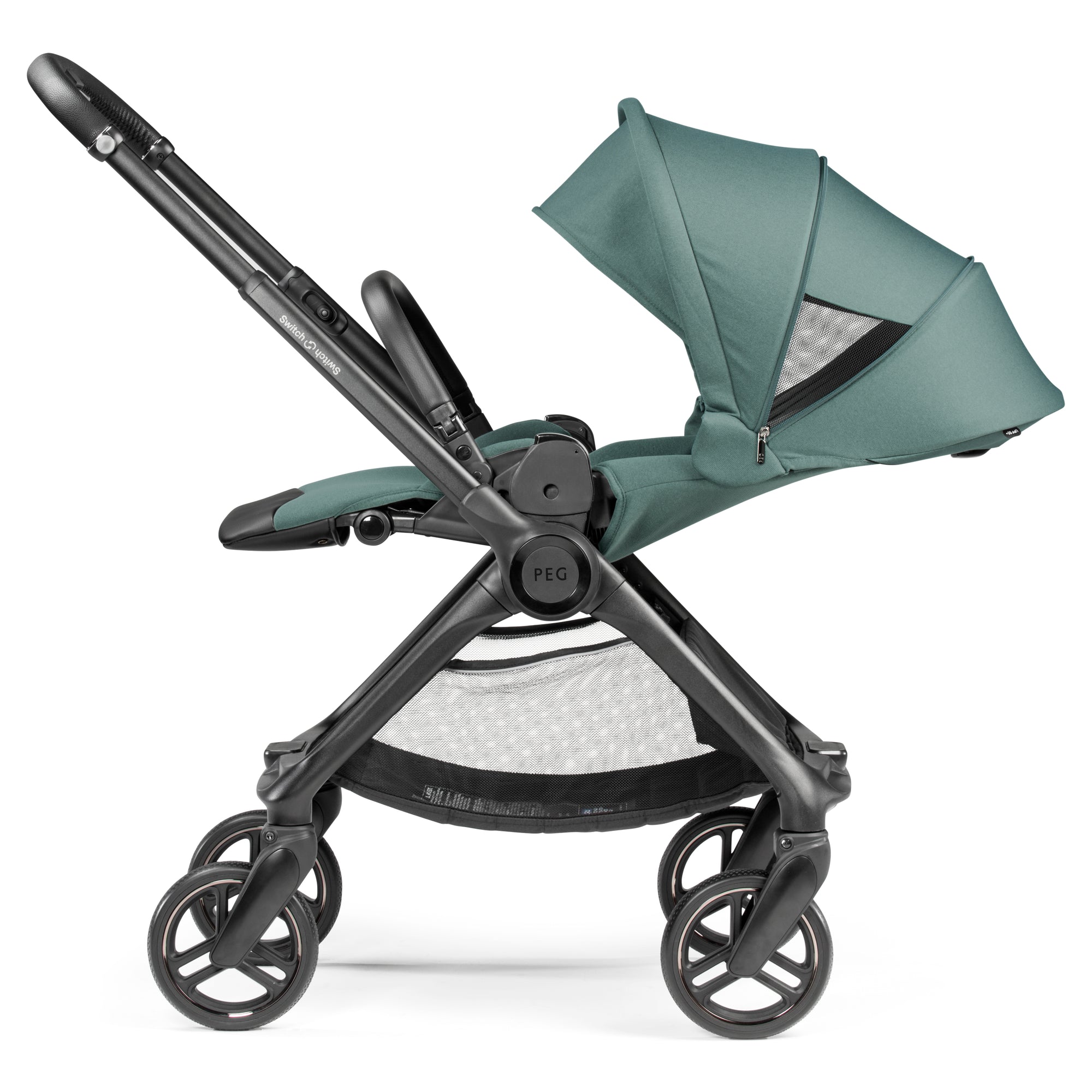 Peg Perego Switch Stroller in Jade