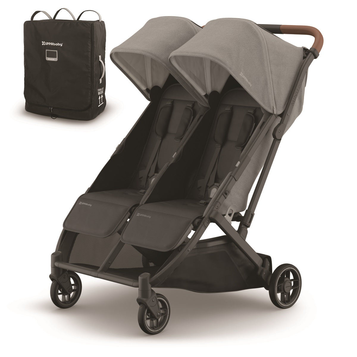 UPPAbaby MINU Duo Stroller + Travel Bag Bundle