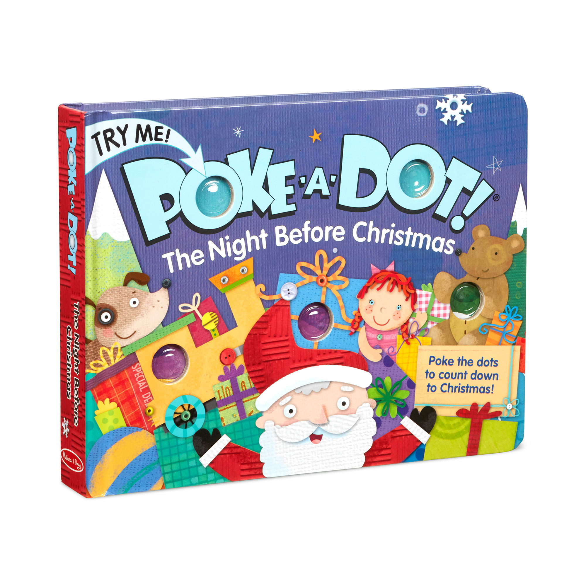Melissa & Doug Poke-a-Dot: The Night Before Christmas Board Book