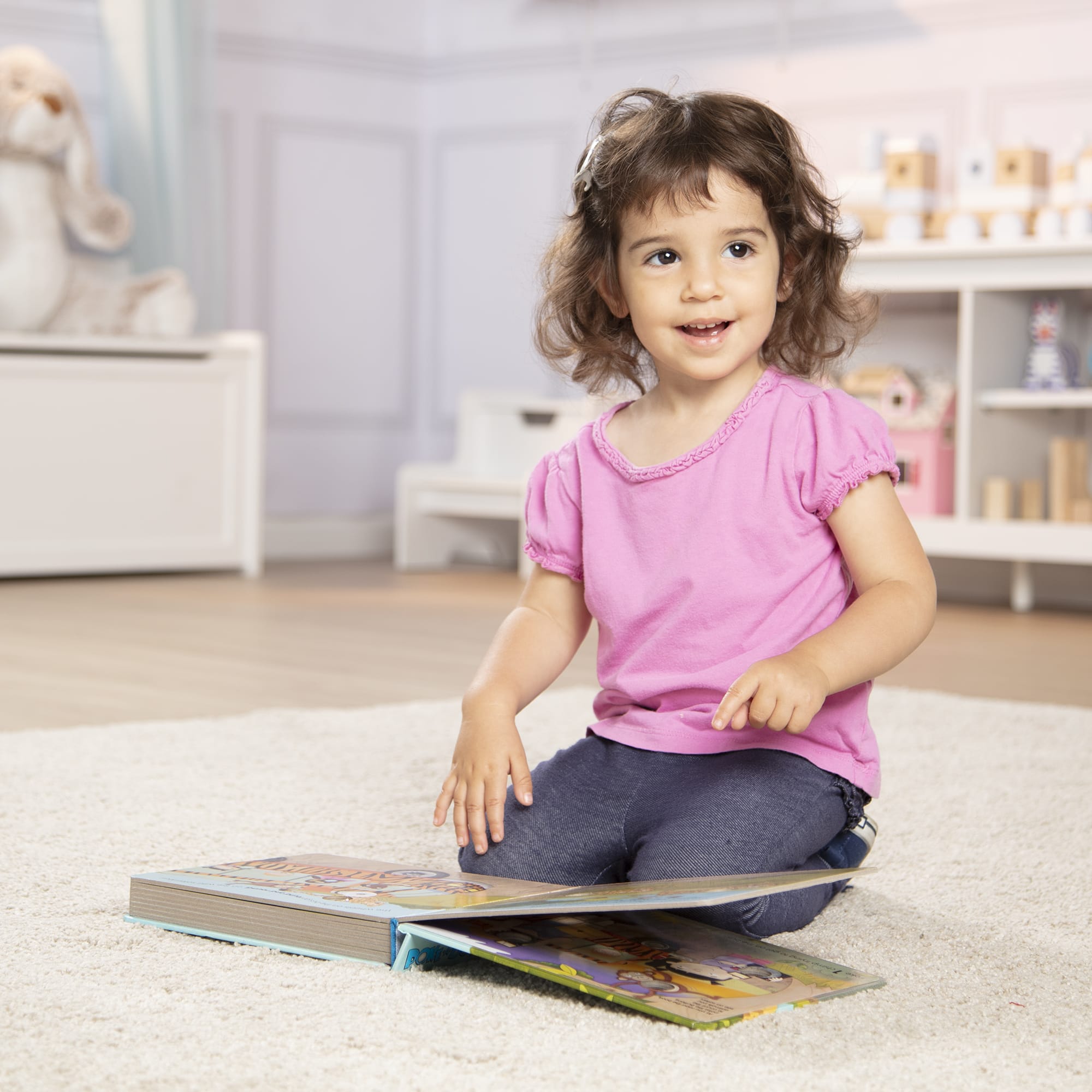 Melissa & Doug Poke-a-Dot: The Wheels on the Bus Wild Safari Board Book