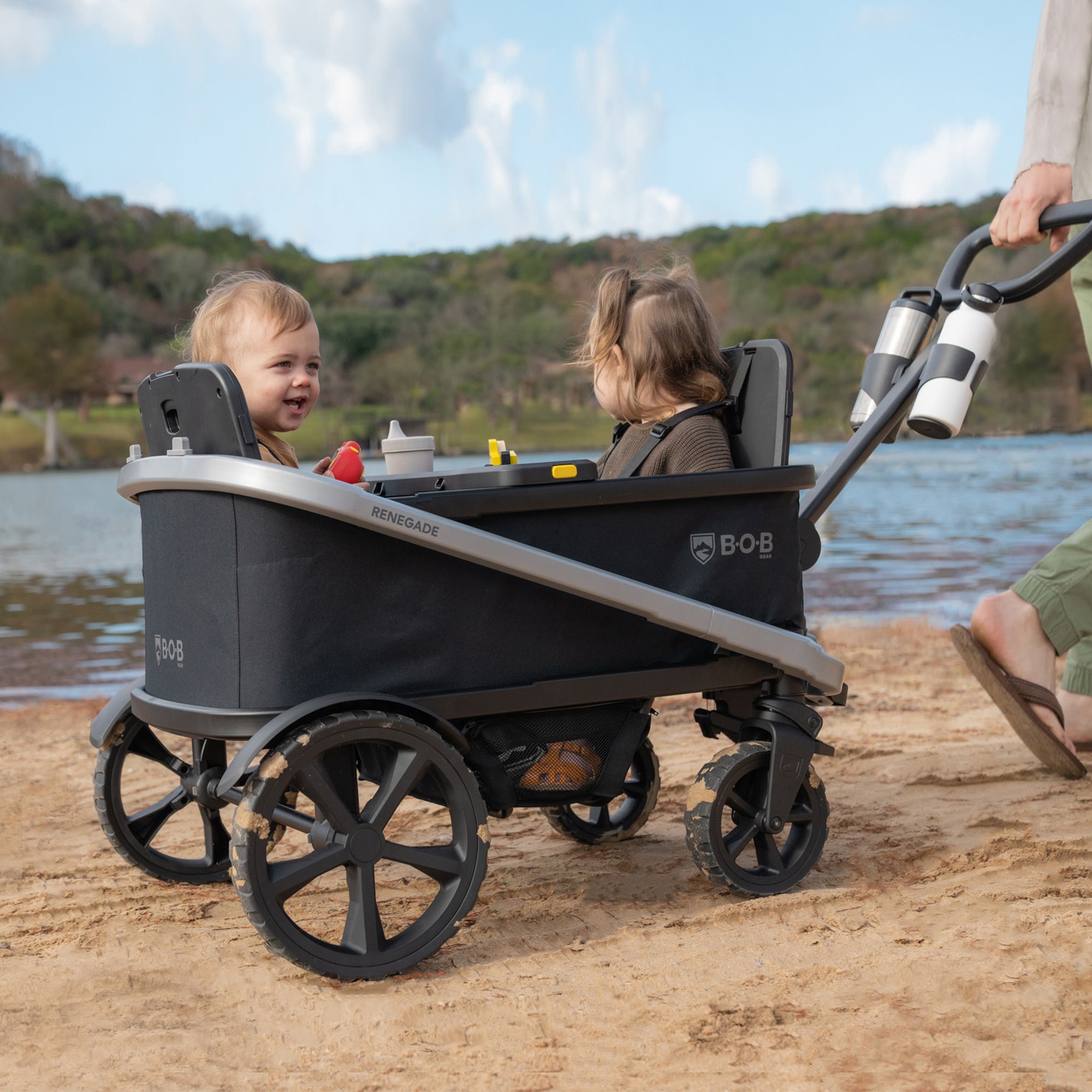 bob stroller on beach BOB Renegade™ Wagon
