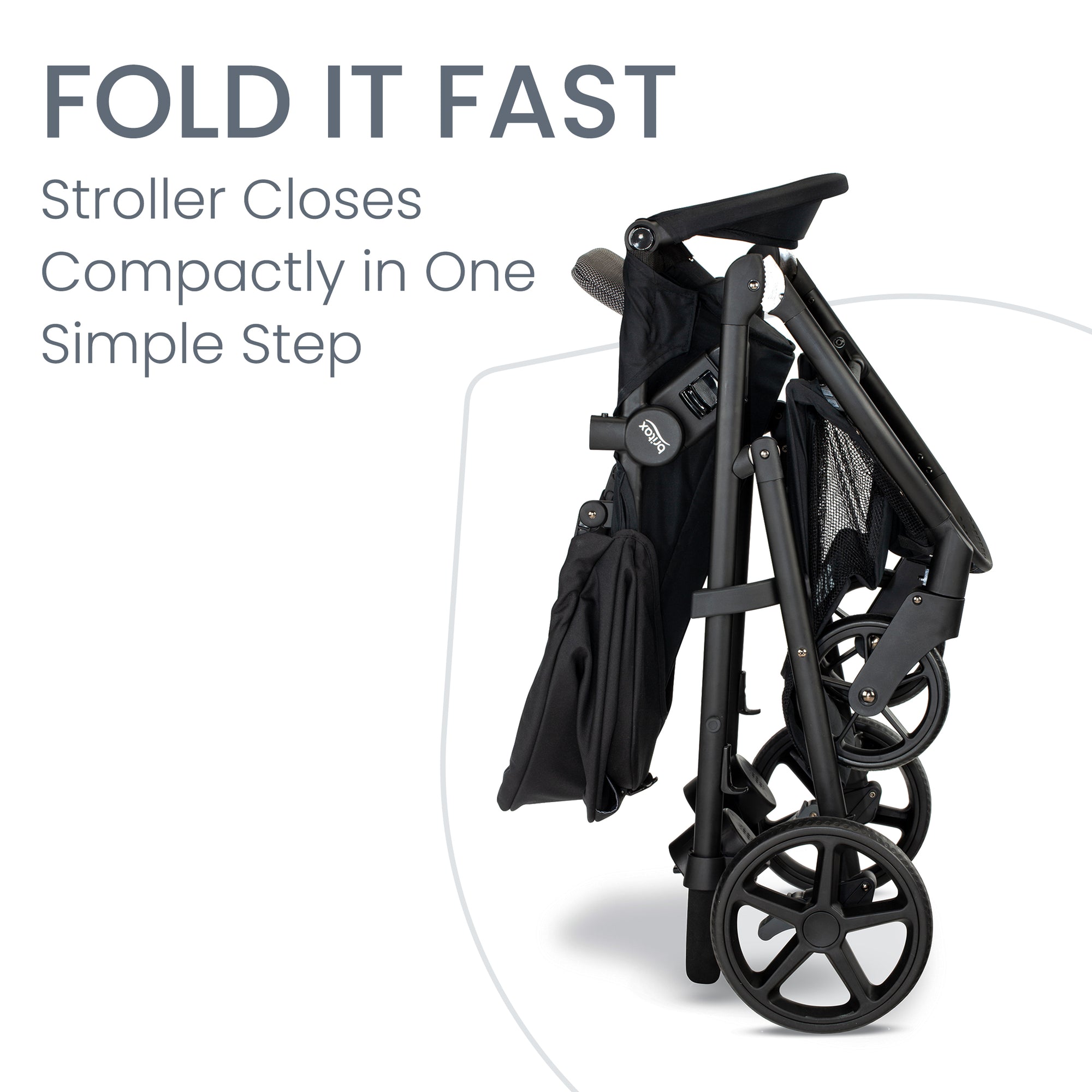 britax b ready stroller in black Britax Brook™+ Modular Stroller