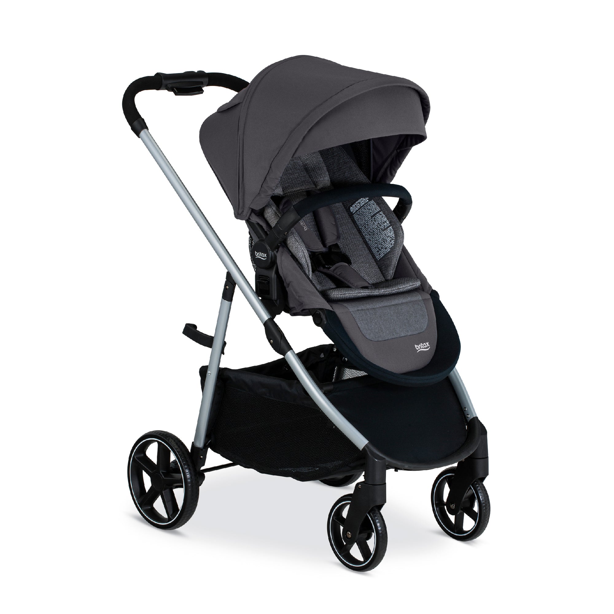 britax go big grey melange Britax Grove™ Modular Stroller
