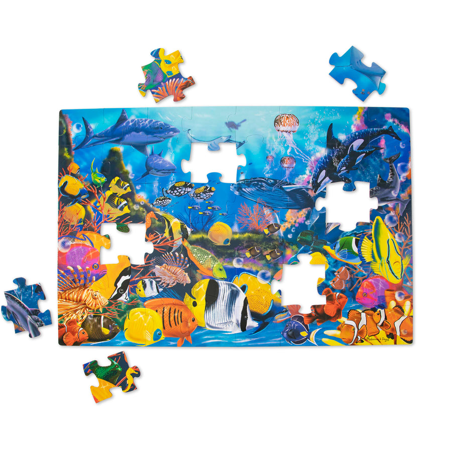 Melissa & Doug Underwater Floor Puzzle - 48 Pieces