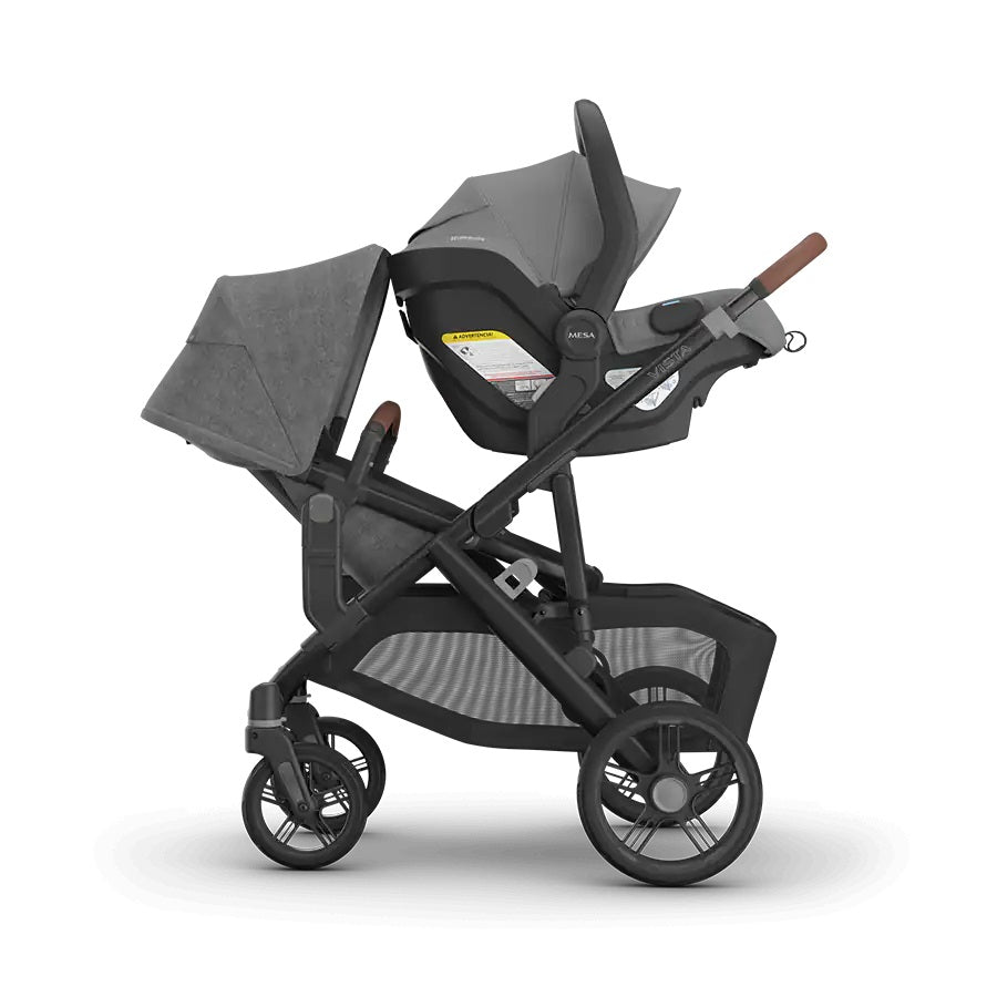 UPPAbaby Vista V3 + Mesa V3 + Upper Adapters + RumbleSeat V3 Bundle in Greyson