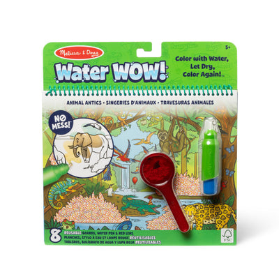 Melissa & Doug Water Wow Animal Antics Deluxe Water Reveal Pad
