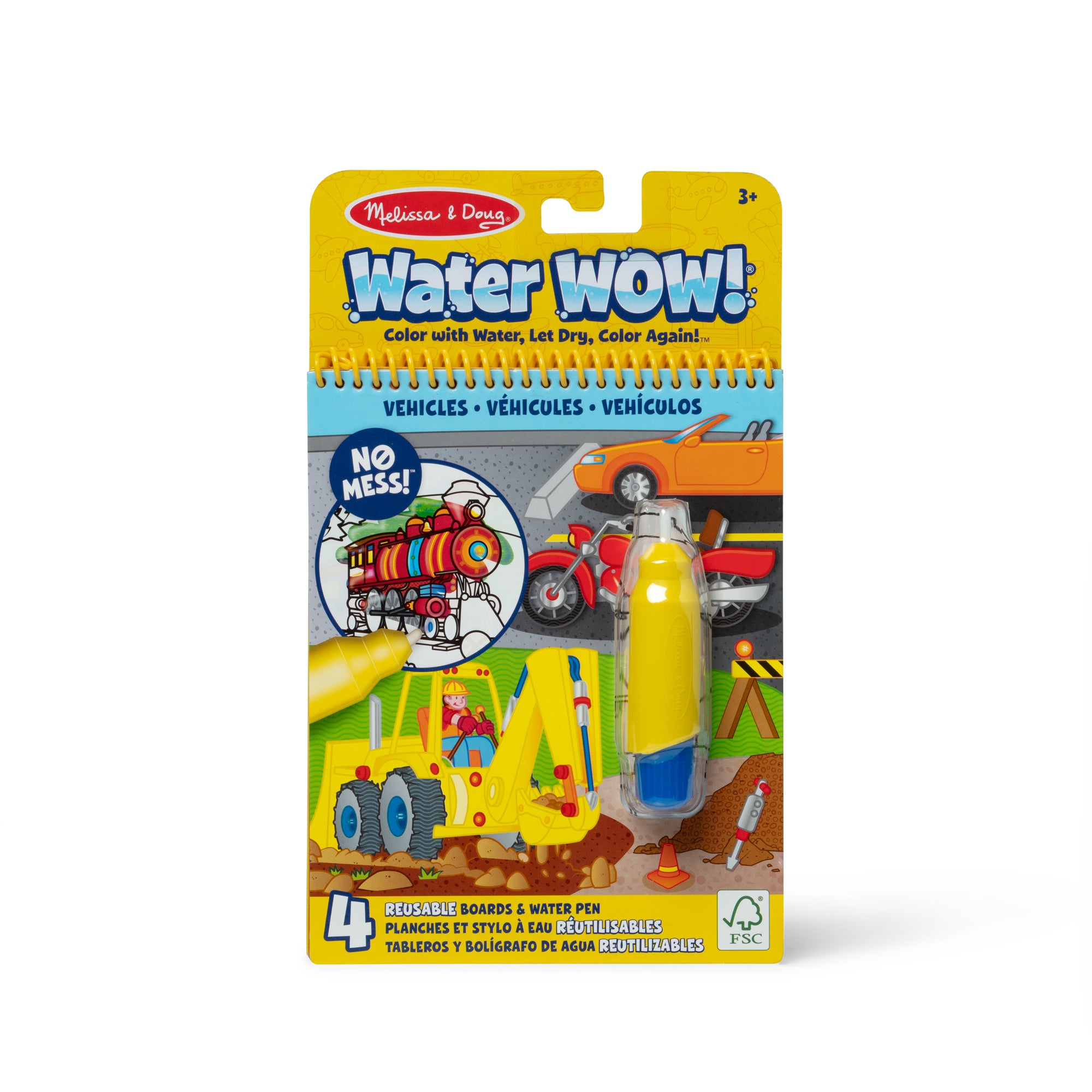 Melissa & Doug Water Wow! - Vehicles