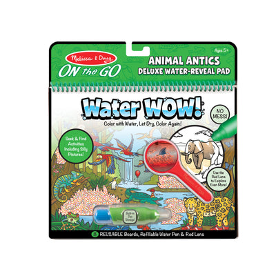 Melissa & Doug Water Wow! Animal Antics Deluxe Water-Reveal Pad