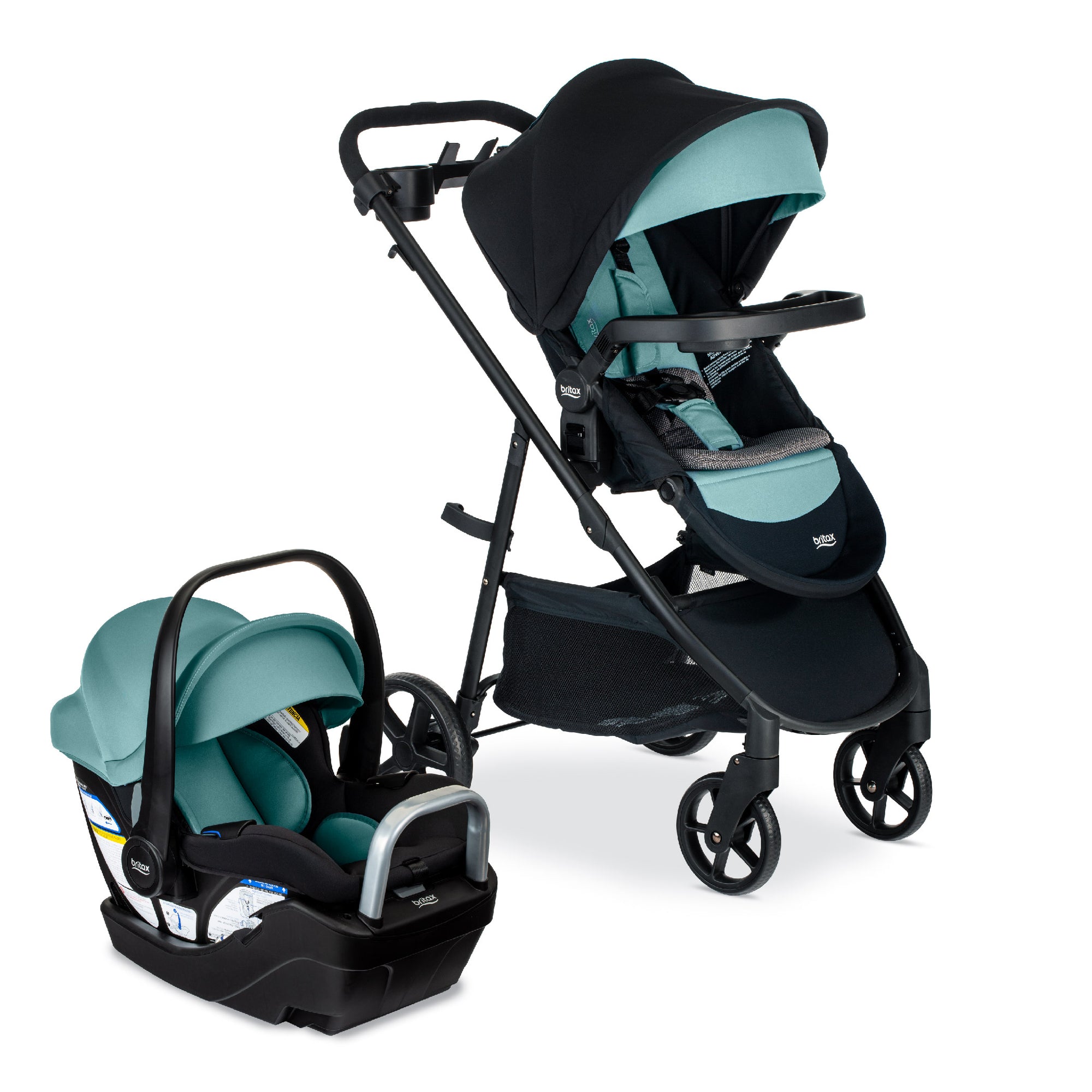 britax 4 wheel stroller Britax Willow™ Brook™ S+ Travel System
