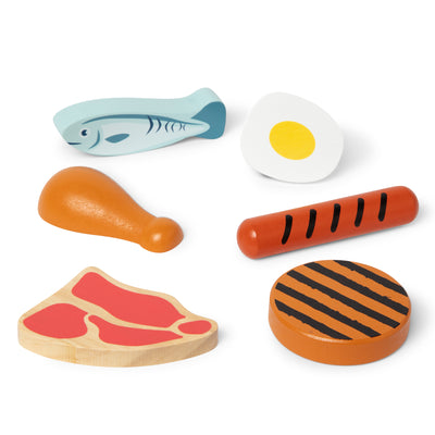 Melissa & Doug Wooden Food Groups Play Set - Protein