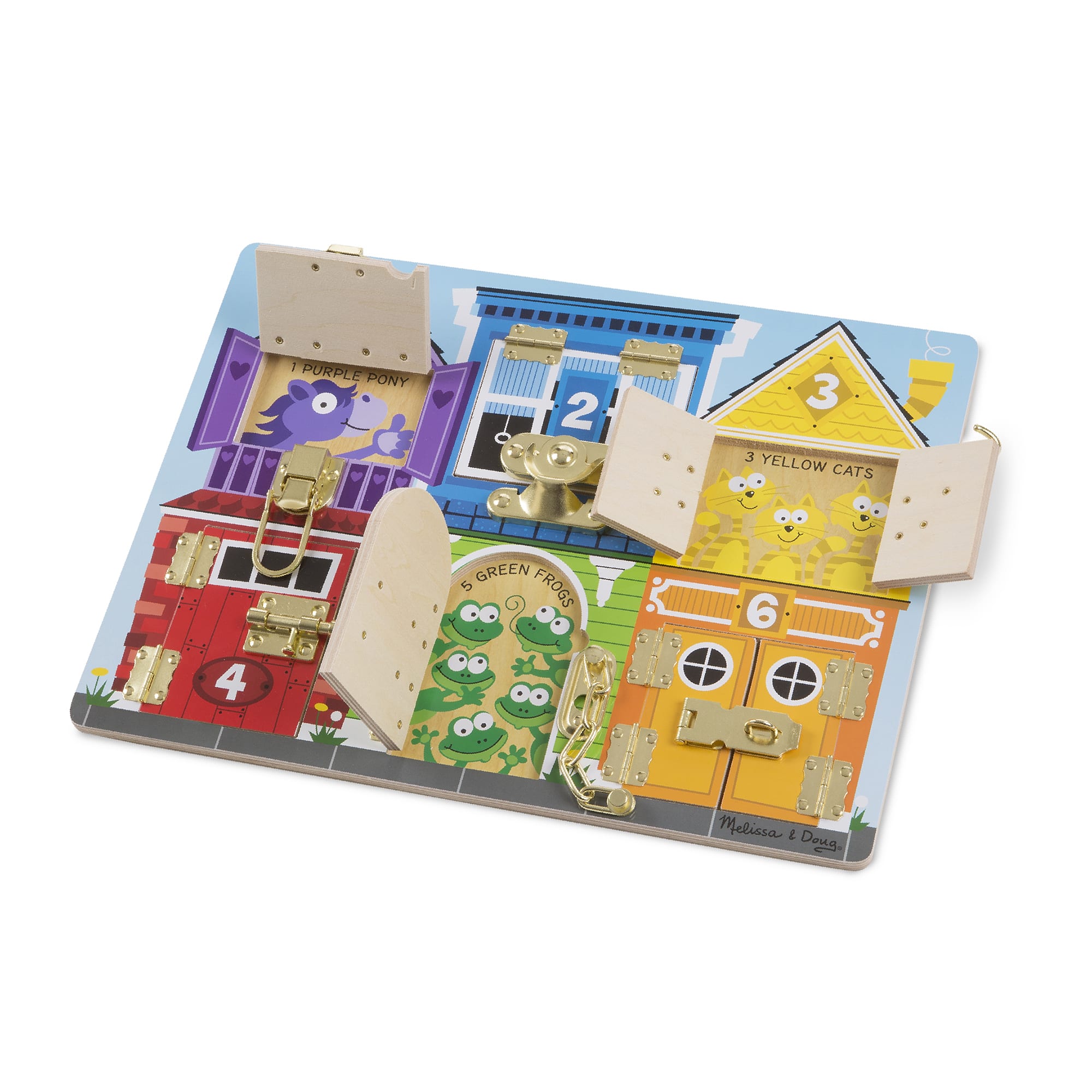 Melissa & Doug Wooden Latches Board