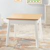 Melissa & Doug Wooden Square Table (white/natural)