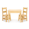 Melissa & Doug Wooden Table & 2 Chairs - Natural