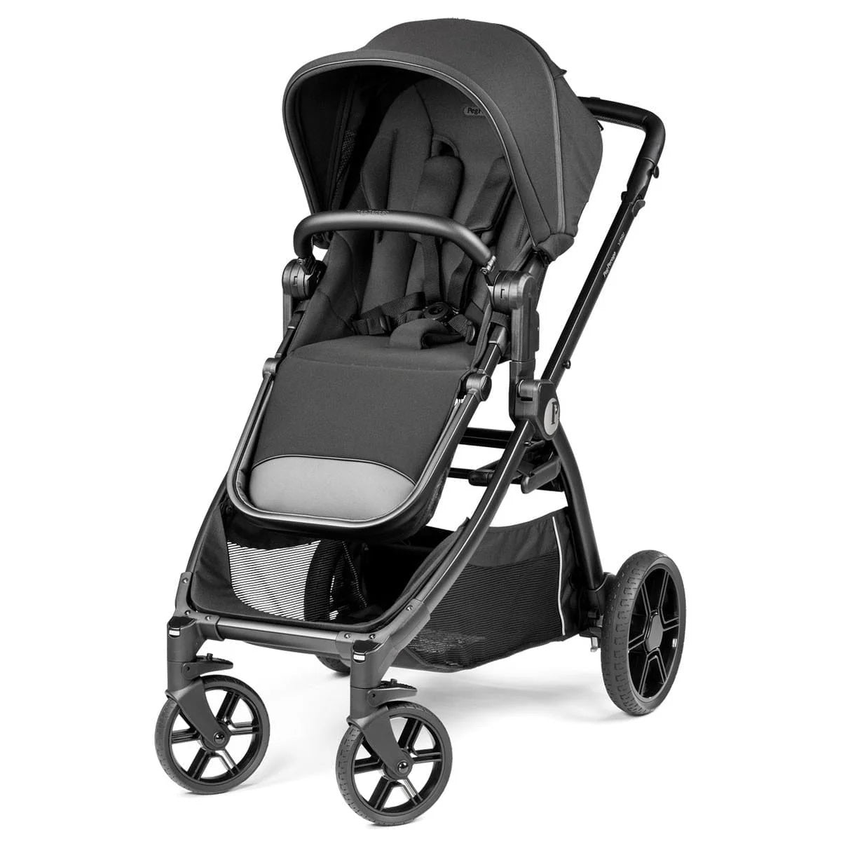 Peg Perego YPSI Single to Double Stroller 2025 in True Black