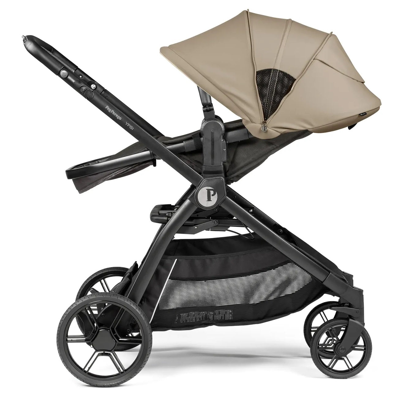 Peg Perego YPSI Single to Double Stroller 2025 in Vanilla Blend
