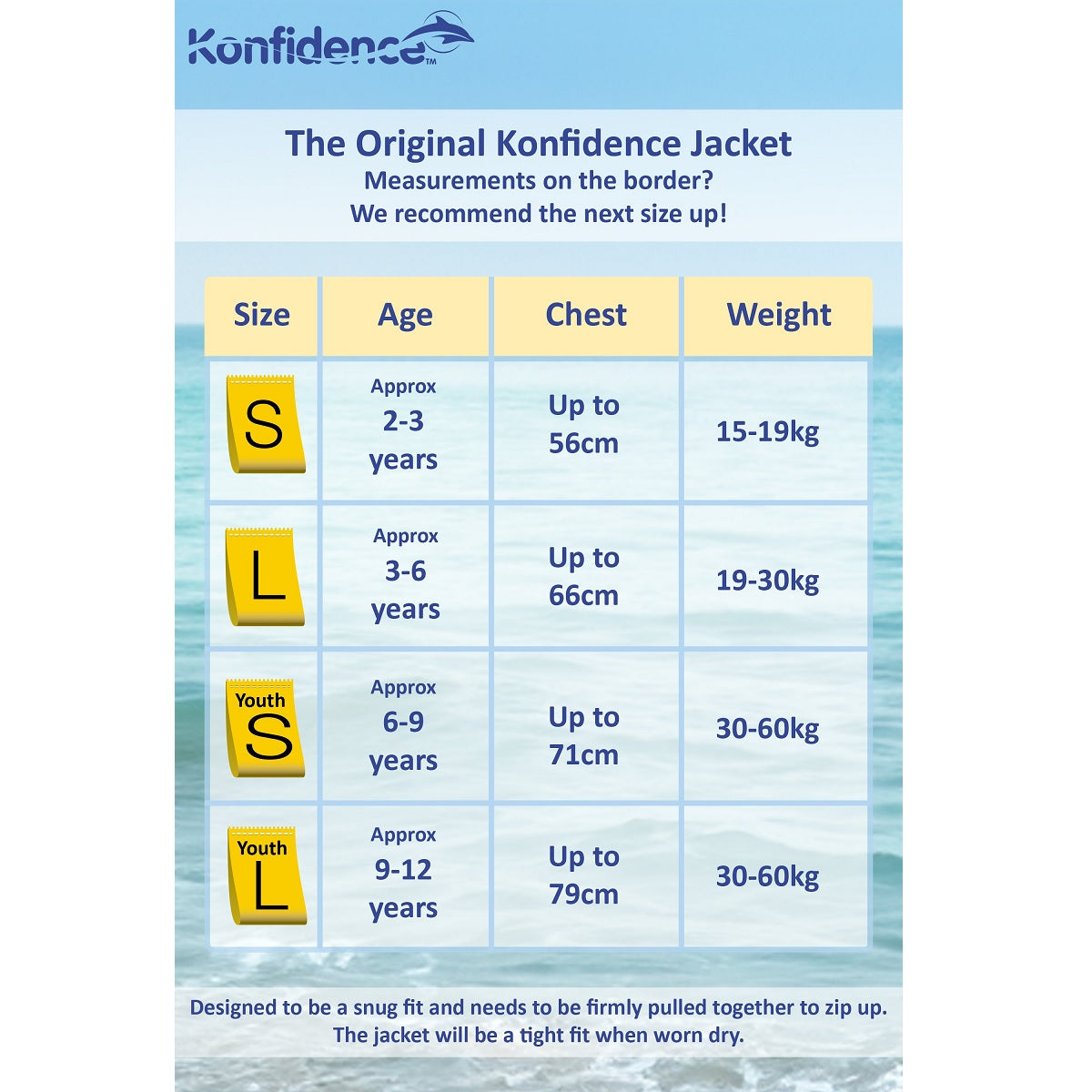 Konfidence Original Swim Jacket v21 with Removable Support Strap