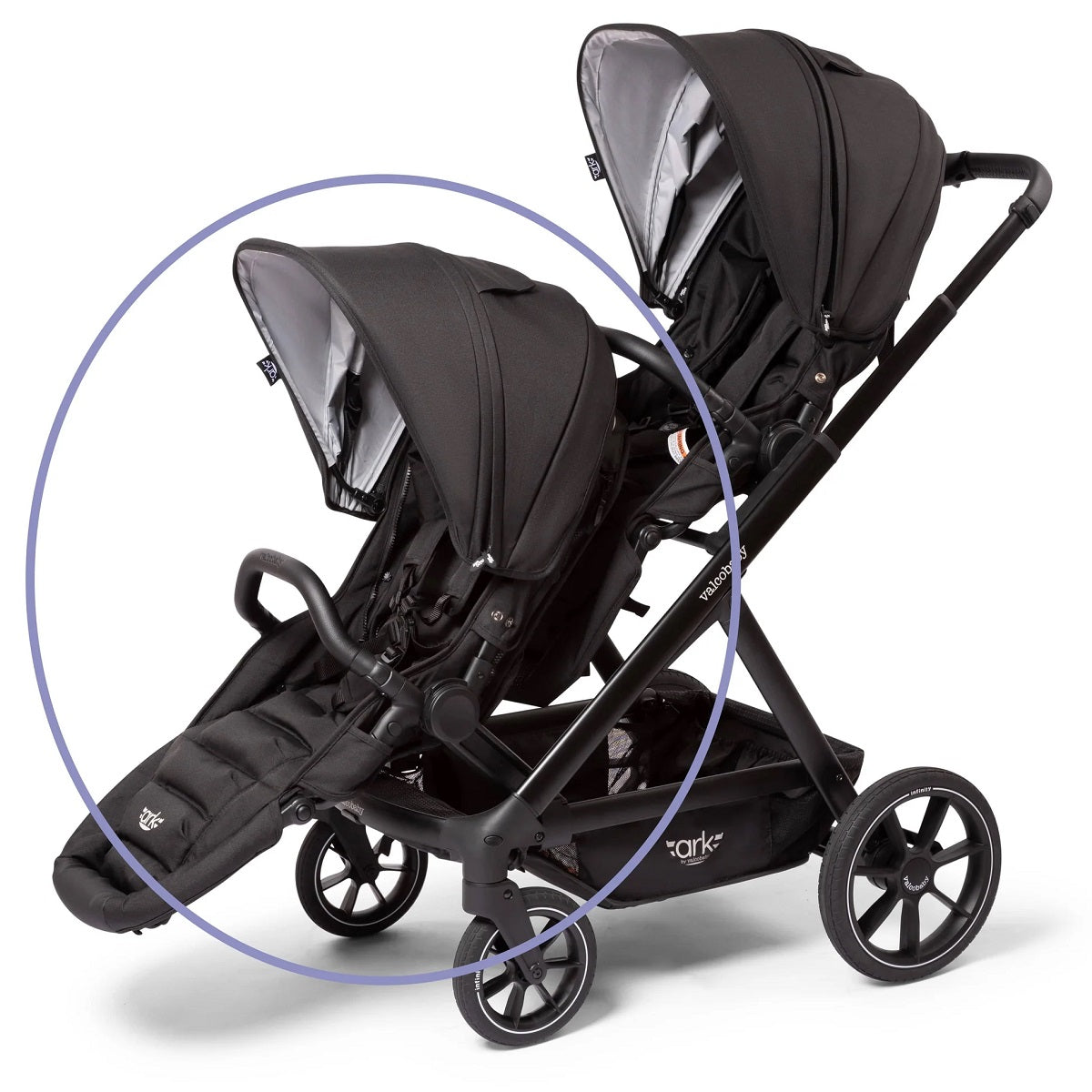 Valco Baby Ark Joey Second Seat in Ash Black