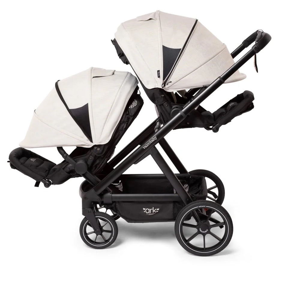 Valco Baby Ark Double Stroller in Cloud