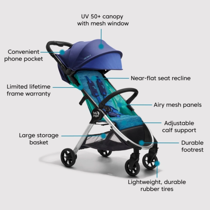 Baby Jogger City Tour™ 2 Coastal Stroller