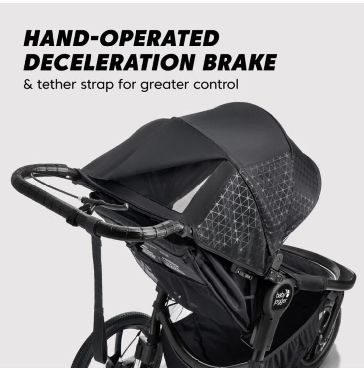 Baby Jogger Summit X3 Midnight Black Jogging Stroller