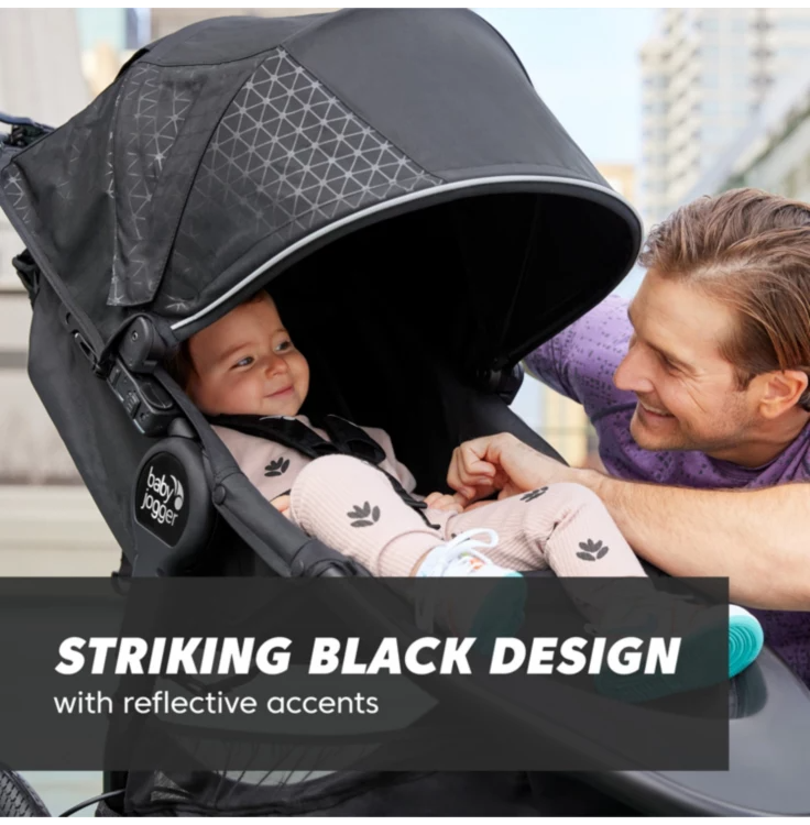 Baby Jogger Summit X3 Midnight Black Jogging Stroller