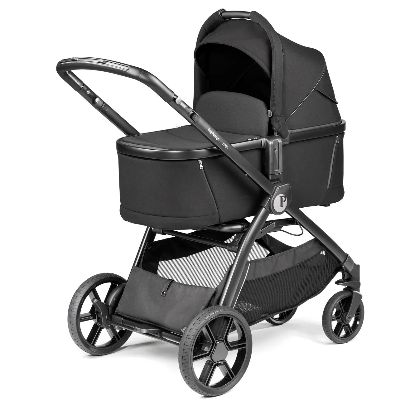 Peg Perego YPSI Bassinet with Stand By Me 2025 in True Black