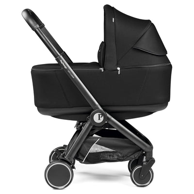 Peg Perego City Loop Pop-Up Bassinet with Stand in True Black