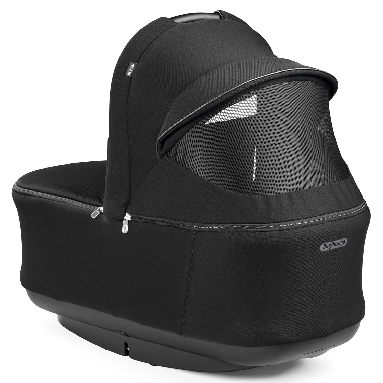 Peg Perego City Loop Pop-Up Bassinet with Stand in True Black