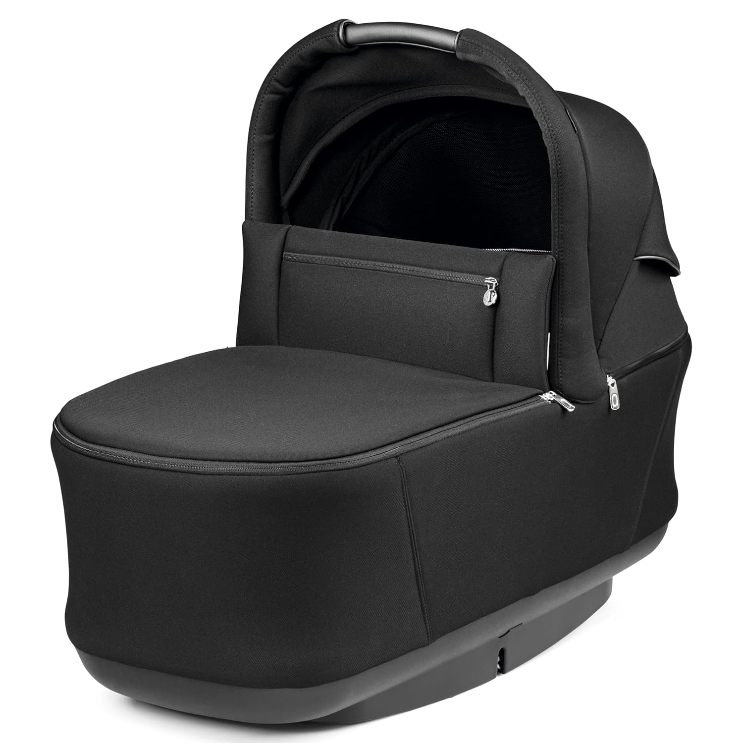 Peg Perego City Loop Pop-Up Bassinet with Stand in True Black