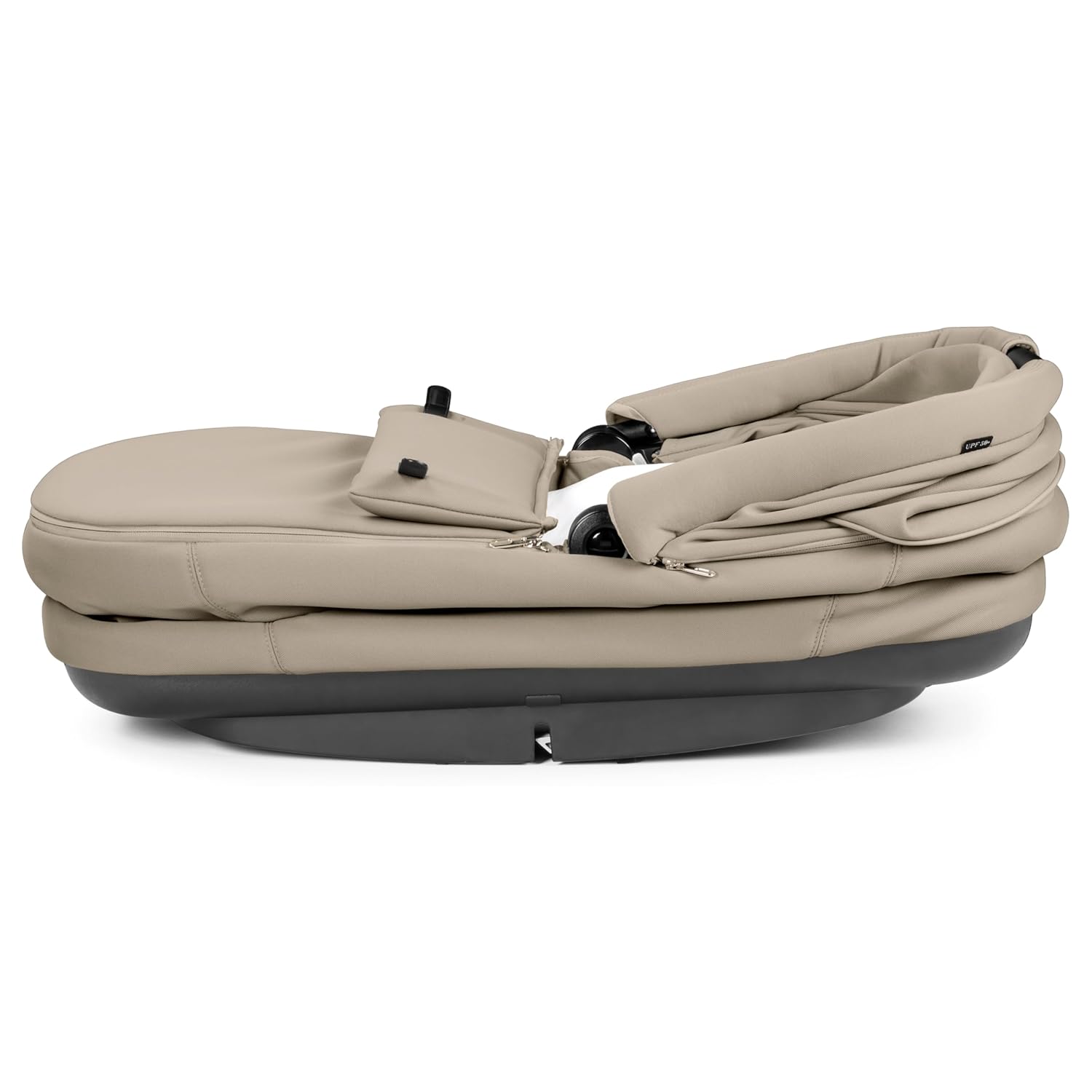 Peg Perego City Loop Pop-Up Bassinet with Stand in Vanilla Blend