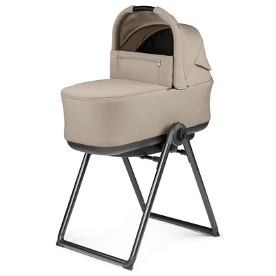 Peg Perego City Loop Pop-Up Bassinet with Stand in Vanilla Blend