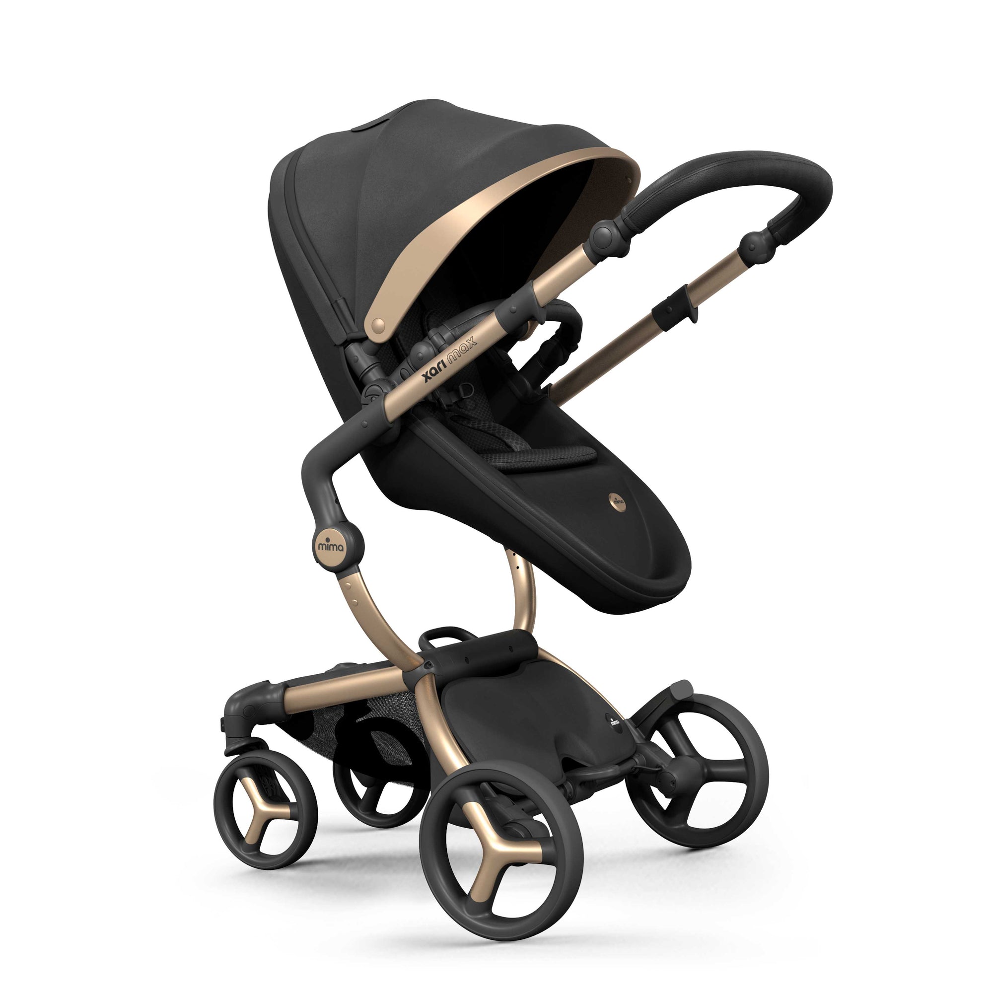 mima xari stroller vs uppababy vista Mima® Xari Max Stroller Black & Gold Special Edition