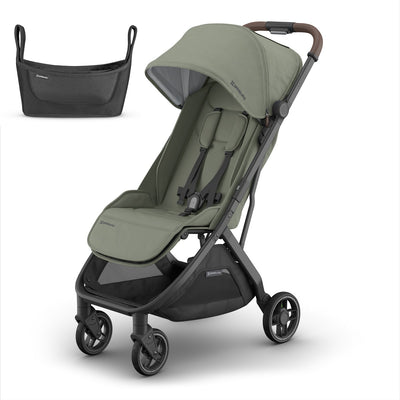 UPPAbaby MINU V3 Stroller + Carry-All Organizer Bundle in Evelyn